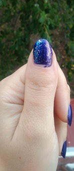 deep purple nail nails glitter nail polish