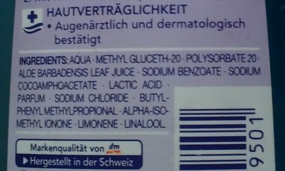 ingredients balea makeup entferner augen eye make up remover dm drogerie markt